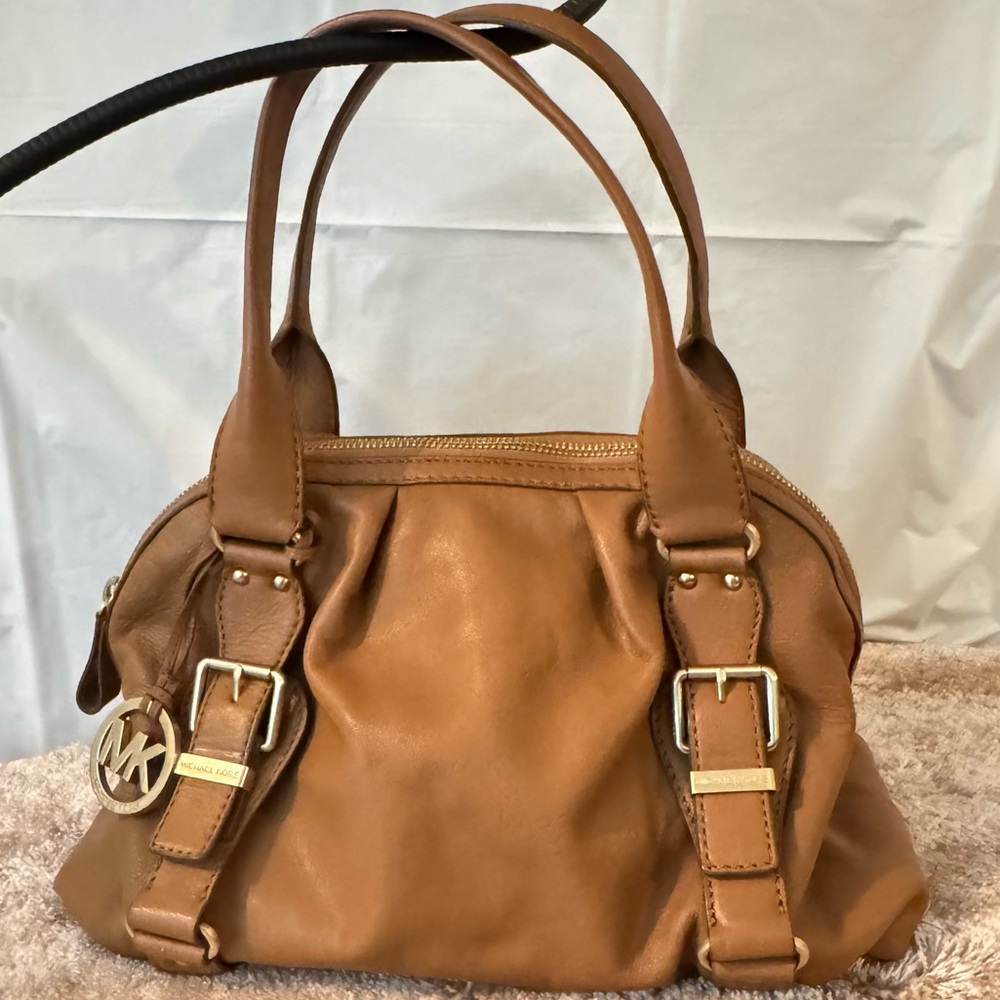 Michael Kors Brown Leather Satchel